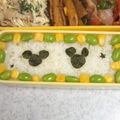 ＲＫまま's cooksnap of when they made 簡単♪ミッキーとミニー〈キャラ弁〉.