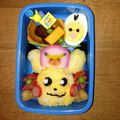 ドラもえん's cooksnap of when they made キャラ弁★ピカチュウ.