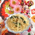 みなみんくっきんぐ's cooksnap of when they made タラコとバターと三つ葉のパスタ.