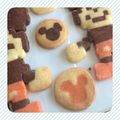 Jasmin☆tea's cooksnap of when they made ミッキー★ソフトクッキー★金太郎飴風.