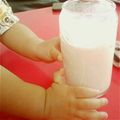 YU♡mam's cooksnap of when they made バナナ牛乳ジュース.