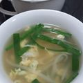 架月虚子's cooksnap of when they made ニラと玉子のかき玉スープ.