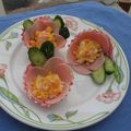 しのばぁたん's cooksnap of when they made 卵とソーセージdeちょっと清楚な椿の花.