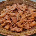 あーこ姐's cooksnap of when they made 蓮根と豚肉の甘辛煮(^^)♪.
