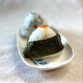 かっちゃん杉's cooksnap of when they made おにぎりの中身がわかるように一工夫！.