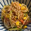 あーちゃんmama♪'s cooksnap of when they made 我が家の定番やみつき☆もやしの中華サラダ.