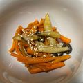 saori・ω・'s cooksnap of when they made 秋の彩り副菜☆人参としめじの甘辛煮.