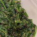 マッコリーナ's cooksnap of when they made 明日葉の胡麻和え☆ふるさとの味.