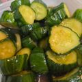 ゆるмαмα's cooksnap of when they made 簡単おいしい3分で出来るきゅうりの漬け物.