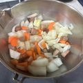 クック926DFT☆'s cooksnap of when they made シーアスパラとソーセージのコンソメスープ.