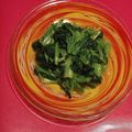 神風＊'s cooksnap of when they made レンジで簡単！！小松菜とツナの辛子和え.