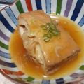 いとしのせん's cooksnap of when they made 居酒屋メニュー☆厚揚げの肉詰め.
