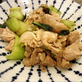 あやか0006's cooksnap of when they made ♥豚小間と青梗菜のオイマヨ炒め♥.