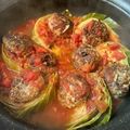 クックGL2NSY☆'s cooksnap of when they made キャベツとトマトの煮込みミニバーグ♪.