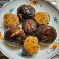 美らはいび's cooksnap of when they made 椎茸の鶏つくね肉詰め★ポン酢風味★.
