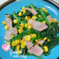 オウジリリノエ's cooksnap of when they made 簡単！茹でなし！ほうれん草のソテー.