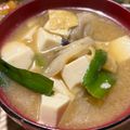 エリーモ's cooksnap of when they made 簡単！ニラ豆腐のぽかぽか味噌汁.