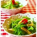 ついてるさとちゃん's cooksnap of when they made 水菜とメンマの中華和え.