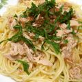 ♡piyo♡'s cooksnap of when they made さっぱりと♪ツナと梅じそのパスタ.