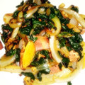 サヨゲ's cooksnap of when they made 簡単☆ほうれん草とベーコンのバター炒め.