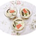 ☆AMR☆'s cooksnap of when they made しいたけ、カニカマ、茶碗蒸し.