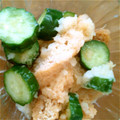 のぞみつベン's cooksnap of when they made 減塩☆油揚げとキュウリのみぞれ和え.