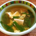 caline3128's cooksnap of when they made 　簡単　にら玉スープ.
