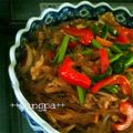 yangpa's cooksnap of when they made 菜の花チャプチェ♪.