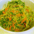 kumi3737's cooksnap of when they made 水菜とちりめんじゃこのの炒め物.