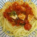 まちまちまっちー's cooksnap of when they made 鶏の胸肉「フライパン一つで」トマトチーズ.