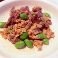 あいうえおえういあ's cooksnap of when they made 牛肉と枝豆の卵とじ.