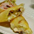 どんぴんたん's cooksnap of when they made チーズ餅ナッツ春巻き♫黒胡椒マヨ添え.