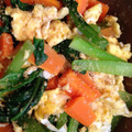 はんばーぐさん's cooksnap of when they made 炒り卵入り小松菜の簡単ナムル〜☆.