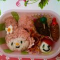キャラ弁頑張ります's cooksnap of when they made マイメロおにぎり.