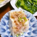 ユーロン's cooksnap of when they made ✿冷奴☆さっぱりみょうがおかかのせ✿.