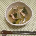 ☆ケニョ☆'s cooksnap of when they made ♪青梗菜とベーコンのスタミナスープ♪.