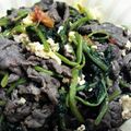だぉりん's cooksnap of when they made バターでガッツリ牛肉とほうれん草の炒め物.
