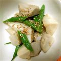 ひろよし1201's cooksnap of when they made 里芋とインゲンのごま油サラダ.