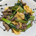 はるいろいちご's cooksnap of when they made 牛肉と小松菜のふわたまオイスター炒め♩.