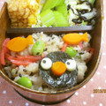 ごりごりら's cooksnap of when they made 簡単！ペンギンさんのお弁当.