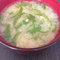 くれよんさん。's cooksnap of when they made ピーマンのみそ汁.