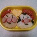 翔舞ママ's cooksnap of when they made キャラ弁☆アンパンマンとおむすびまん.