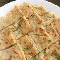 GYAGYA's cooksnap of when they made たっぷり水菜のヘルシーチヂミ.