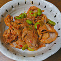 mokun's cooksnap of when they made ✿豚肉と枝豆の豆板醤炒め✿.