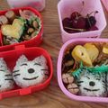 ぱんころPAN's cooksnap of when they made １１ぴきのねこ　簡単キャラ弁.