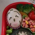 レオン＆ラオ＆あんず's cooksnap of when they made キャラ弁 ちびまる子おじいちゃん.