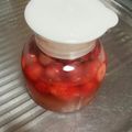 blueatlas's cooksnap of when they made 冷凍いちごで♪いちご酢.