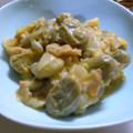 モグぞう's cooksnap of when they made サヤも活用♪そら豆と生ハムの煮込み.