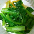 一人鍋's cooksnap of when they made 簡単！パッと一品！小松菜のピリ辛おひたし.