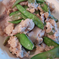 い～なッ's cooksnap of when they made 絹さやの和風卵とじ.
